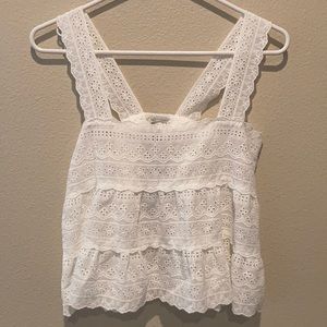 Sleeveless Woven Top